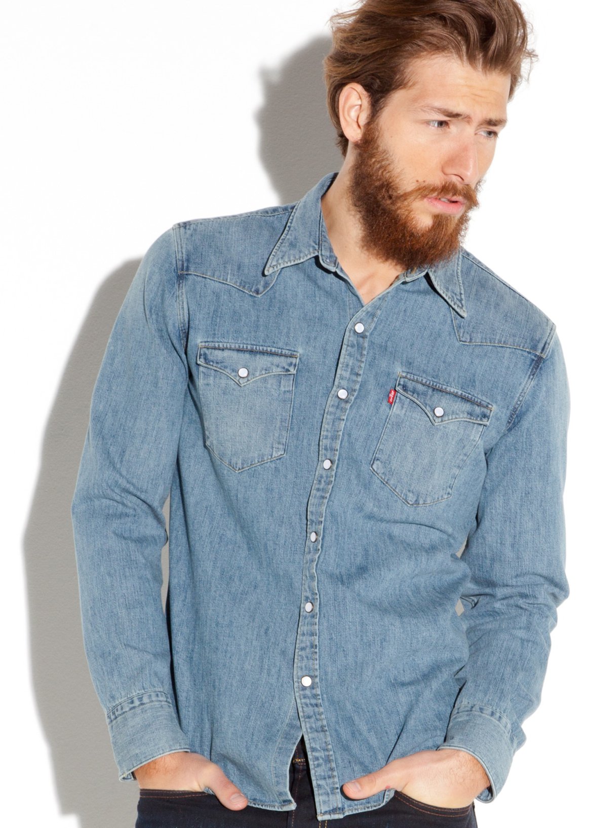 Chemise en jean homme