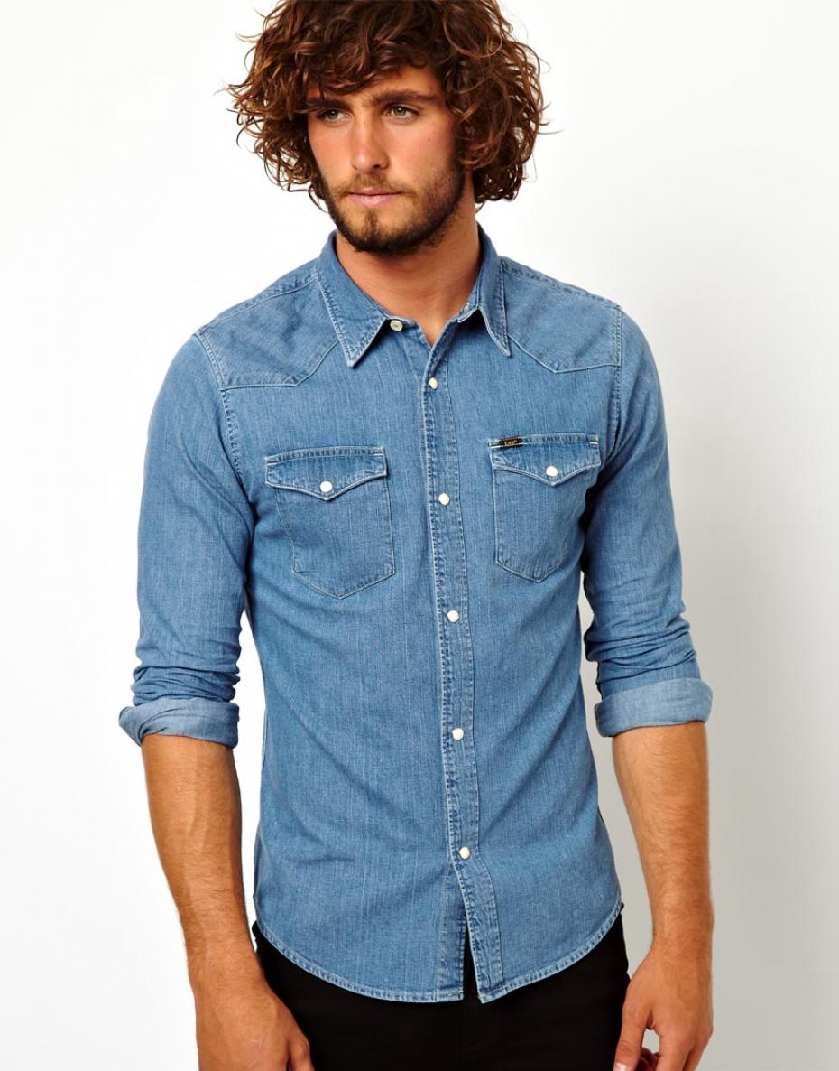 Chemise en jean homme, attention au look cowboy